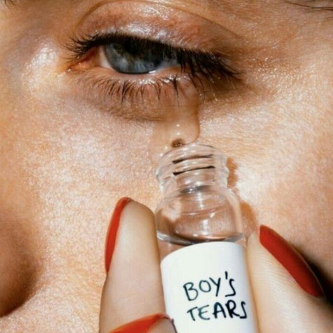 Boys' tears, bottled beautifully.