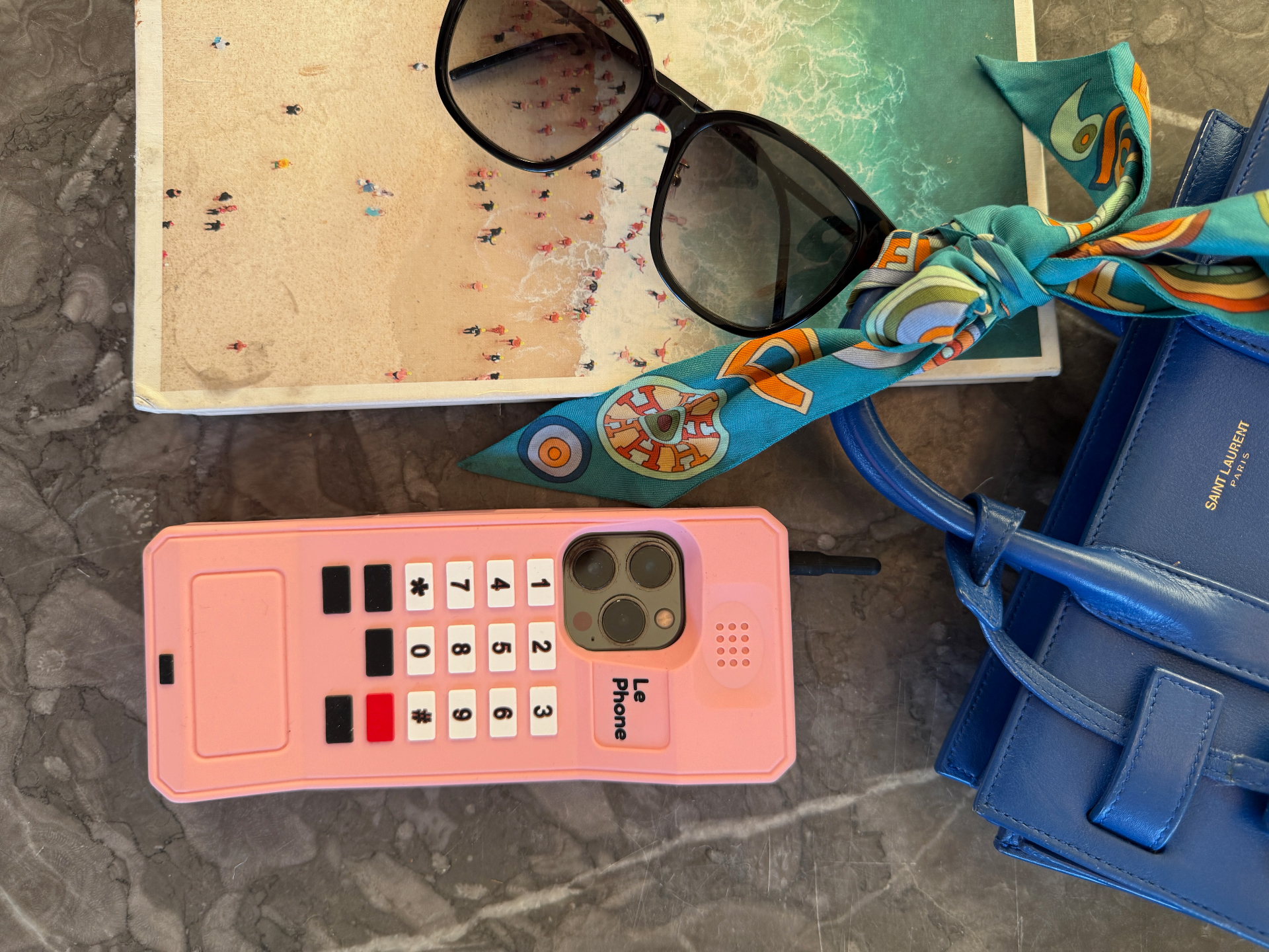 Saint Laurent, sunnies and seaside dreams.